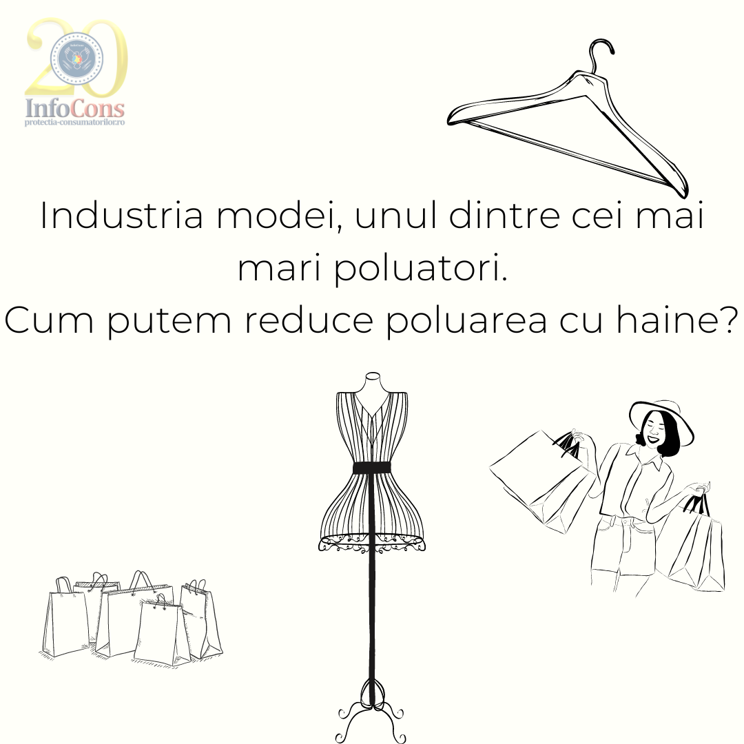 Industria modei , unul dintre cei mai mari poluatori .  Cum putem reduce poluarea cu haine ?