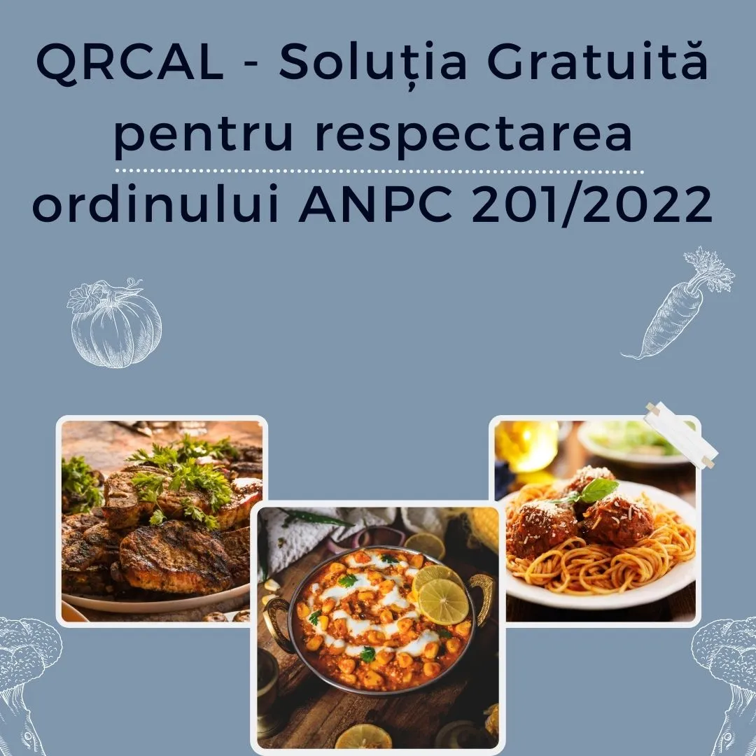 QRCAL – Soluția Gratuită pentru respectarea ordinului ANPC 201/2022