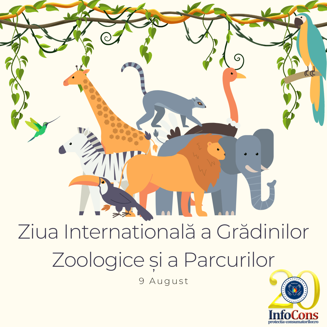Ziua Internatională a Grădinilor Zoologice și a Parcurilor – 9 August