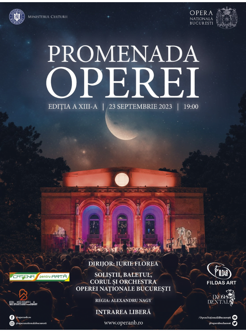 InfoCons partener al evenimentului cultural “Promenada Operei ” ediția a XIII-a organizat de Opera Națională București