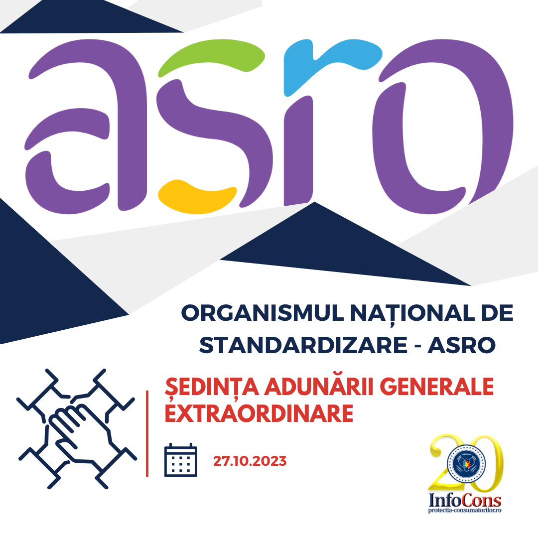 Președintele InfoCons, Sorin Mierlea, participă la ședința Adunării Generale Extraordinare a ASRO