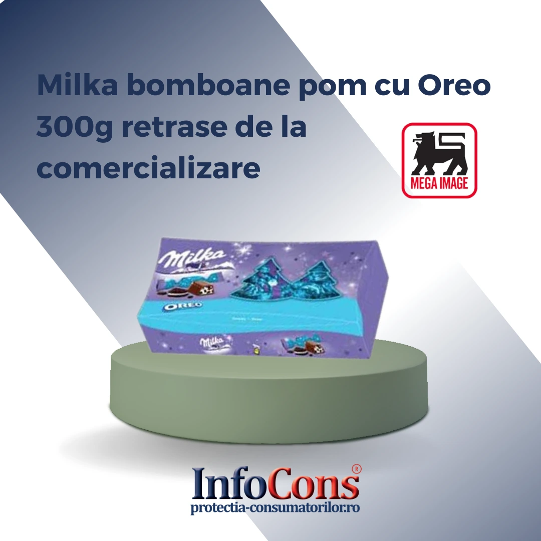 Atenție! Milka bomboane pom cu Oreo 300g retrase de la comercializare – Mega Image