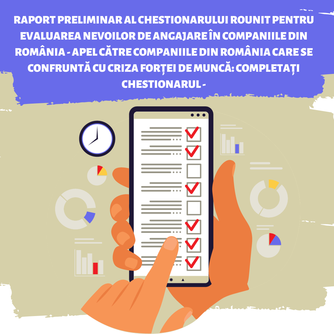 RAPORT PRELIMINAR al Chestionarului ROUNIT pentru Evaluarea Nevoilor de Angajare în Companiile din România