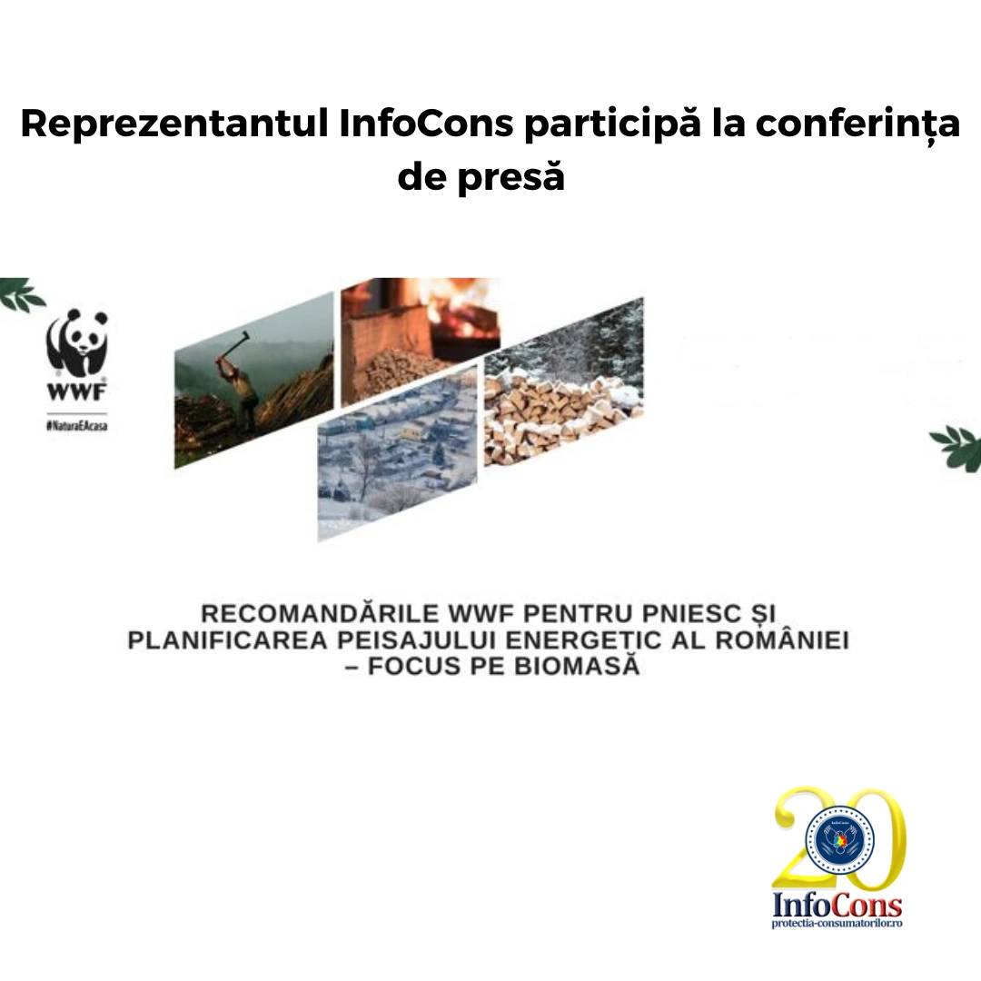 Reprezentantul InfoCons participă la conferința de presă online susținută de experții Fondului Mondial pentru Natură