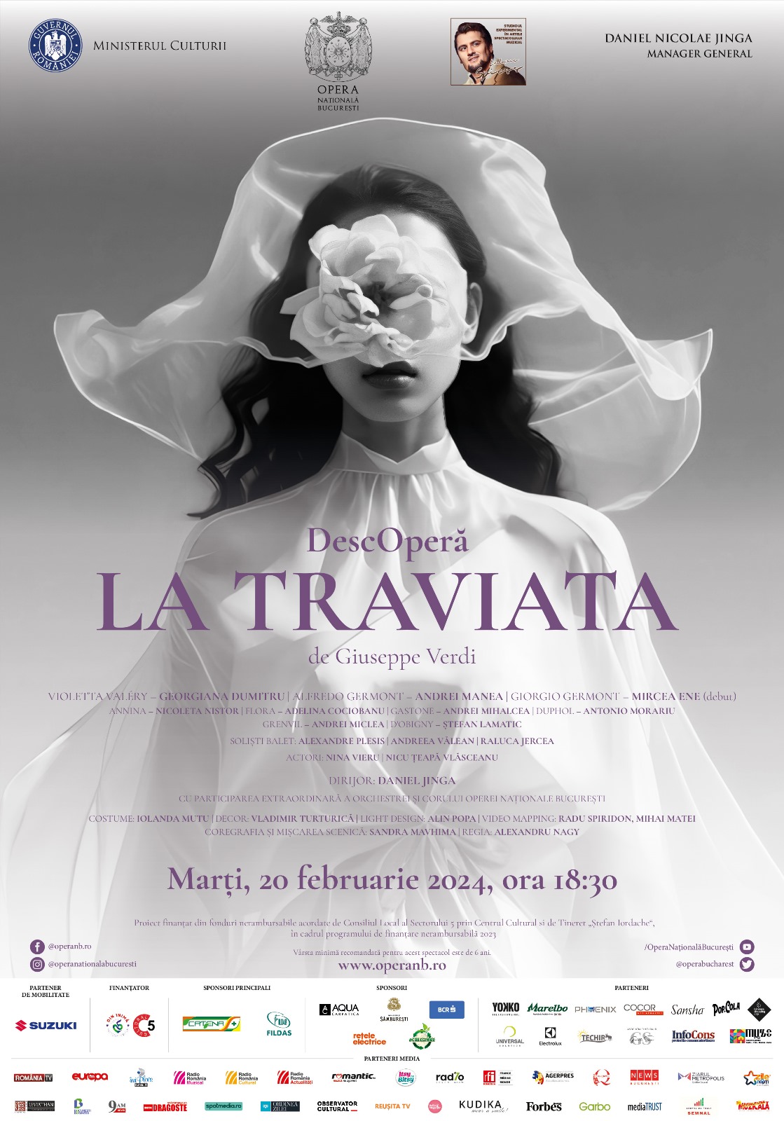 InfoCons partener la reinterpretarea captivantă a celebrei capodopere a lui Verdi – La Traviata