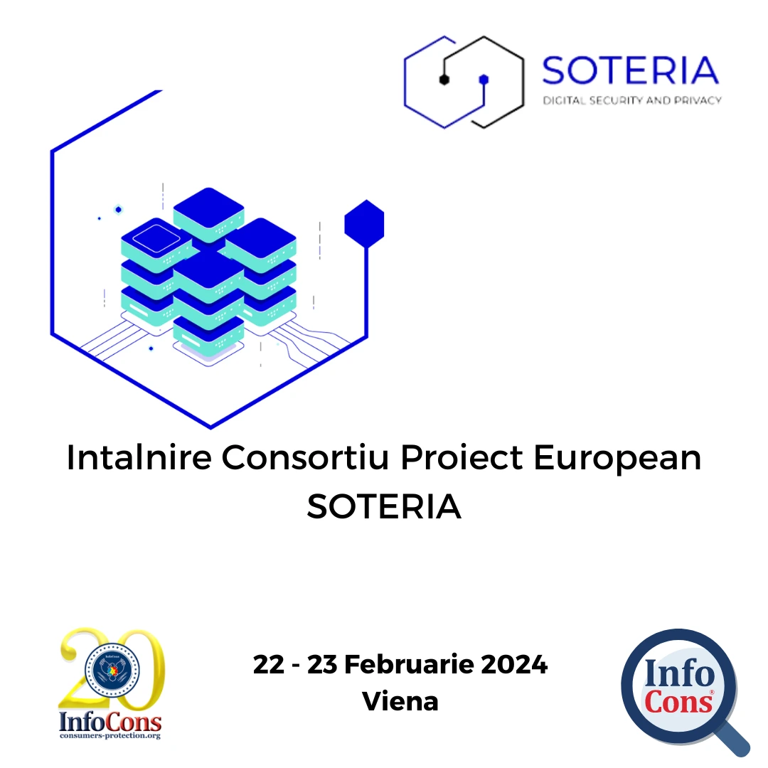 Reprezentanții InfoCons participă la întâlnirea din cadrul Proiectului European SOTERIA