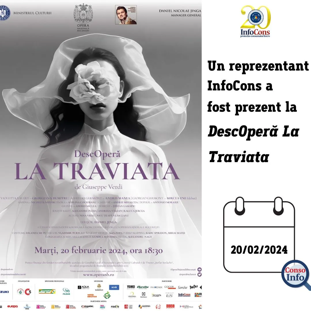 DescOperă la Traviata alături de InfoCons