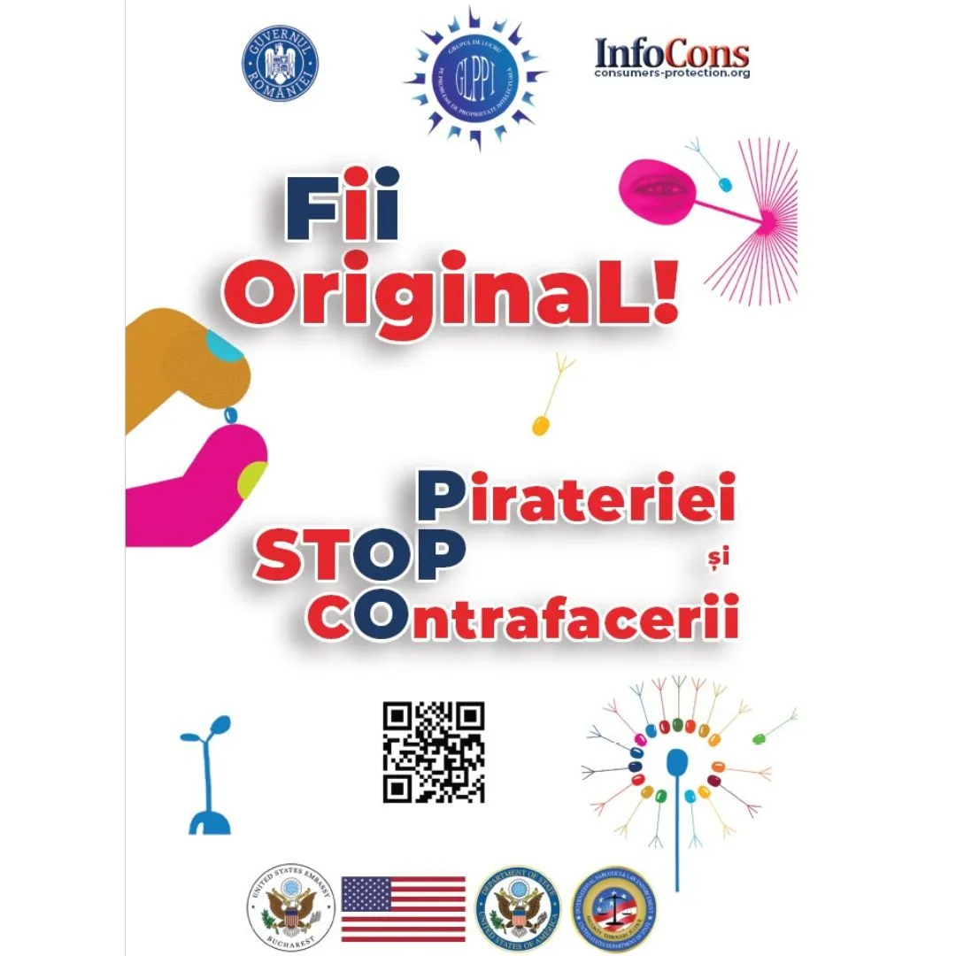 Eveniment  „Fii Original ! Stop Piraterie si Contrafacerii !” – Ziua Mondială a Proprietății Intelectuale 26 Aprilie 2024
