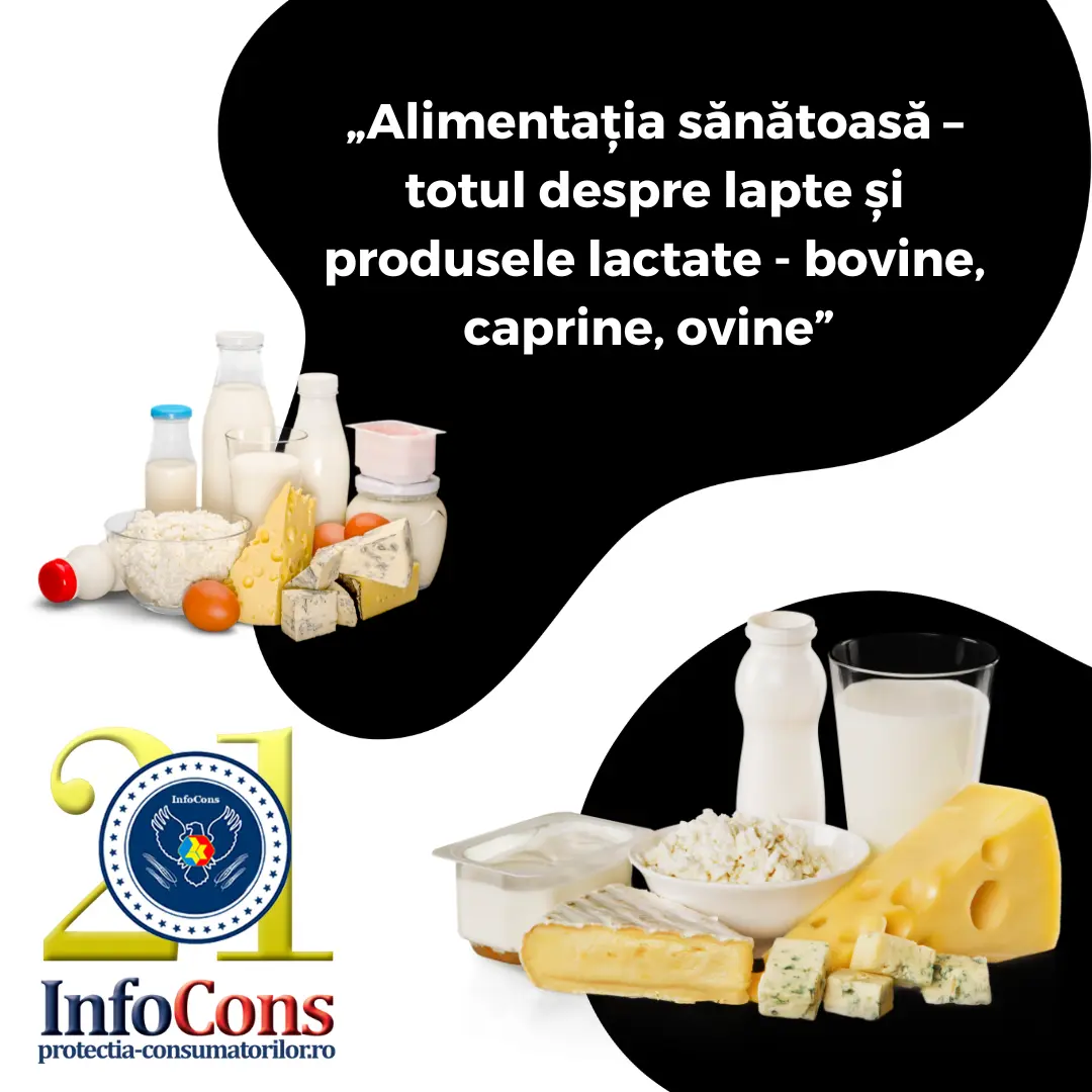 Reprezentanții InfoCons participă la activitatea de încheiere a proiectului „ Alimentația sănătoasă – totul despre lapte și produsele lactate – bovine, caprine, ovine”