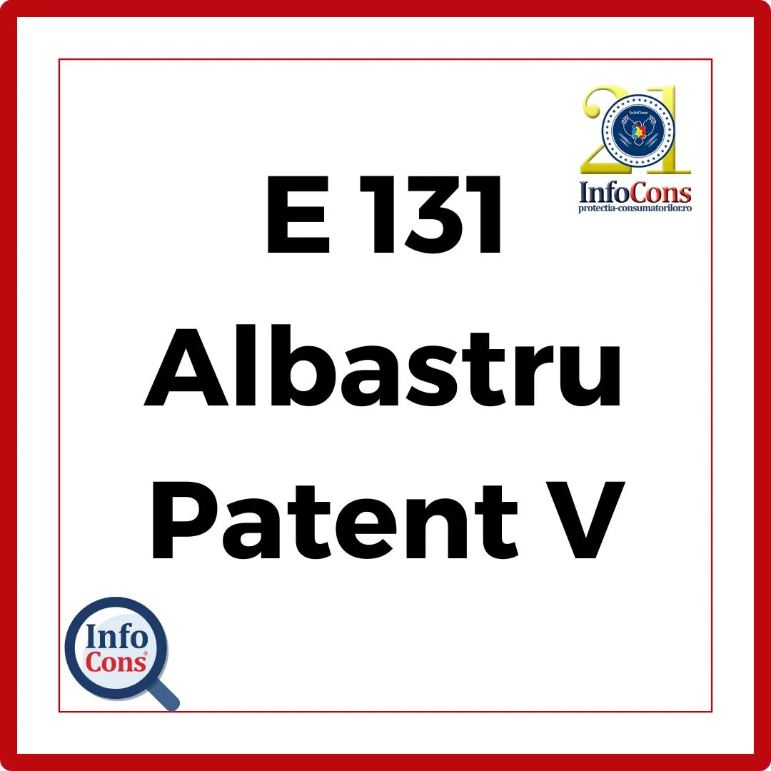E 131 Albastru Patent V