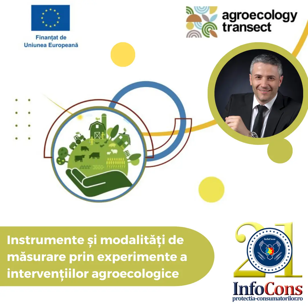 Sorin Mierlea , Președintele InfoCons , participă la seminarul Instrumente și modalități de măsurare prin experimente a intervențiilor agroecologice