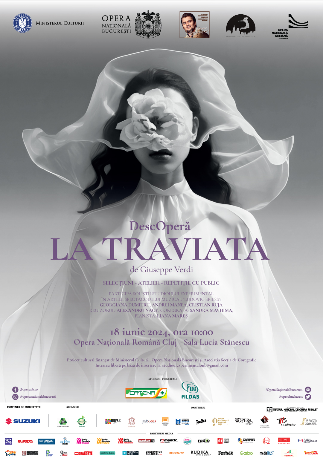 InfoCons partener la reinterpretarea captivantă a celebrei capodopere a lui Verdi – La Traviata la Cluj