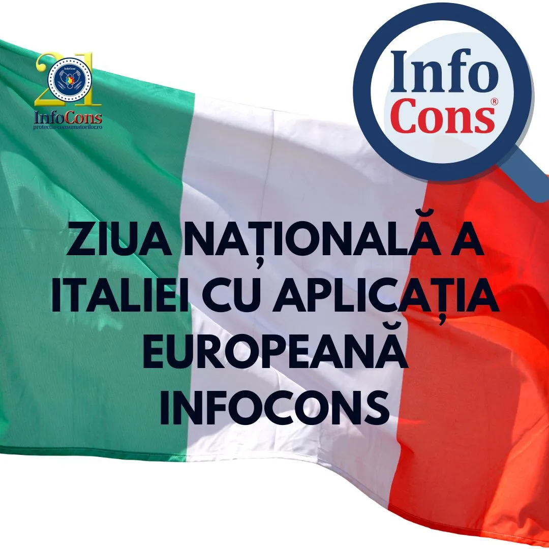 Ziua Națională a Italiei cu Aplicația Europeană InfoCons