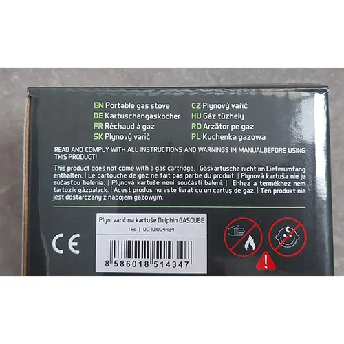 DELPHIN - Sobă portabilă cu gaz