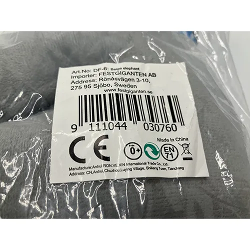 Jucărie cu baterie în formă de elefant, cu efecte sonore.