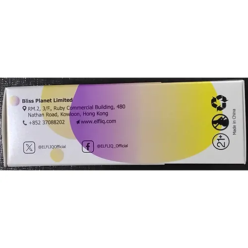 ELFLIQ - Cartuș de țigară electronică