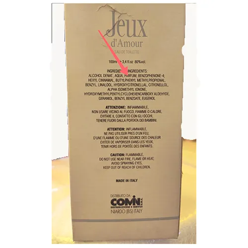 Jeux d'Amour - Apă de toaletă