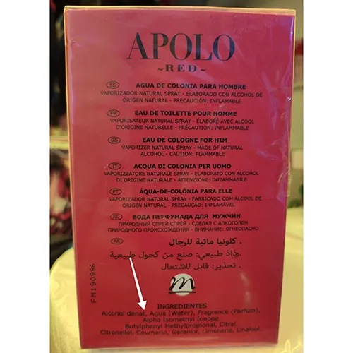 APOLO RED - Apă de toaletă