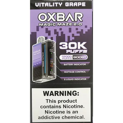 OXBAR - Țigară electronică de unică folosință