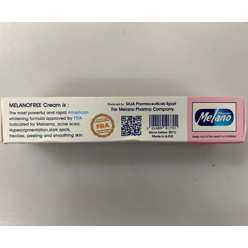 Melanofree - Cremă de albire a pielii