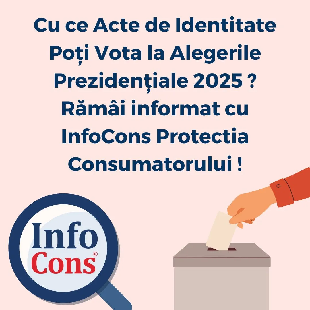Cu ce Acte de Identitate Poți Vota la Alegerile Prezidențiale 2025 ? Rămâi informat cu InfoCons Protectia Consumatorului !