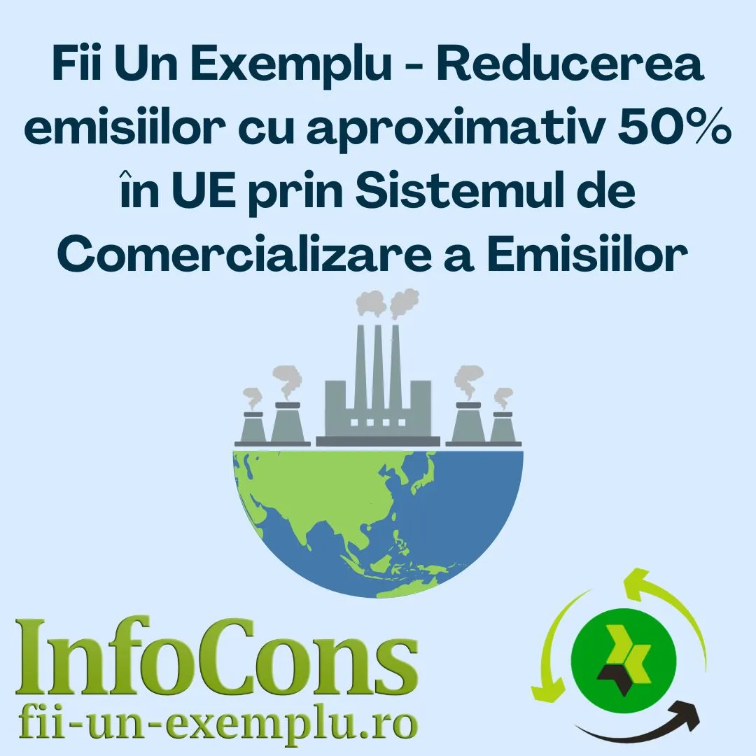 Fii Un Exemplu Protectia Mediului – Reducerea emisiilor cu aproximativ 50% în UE prin Sistemul de Comercializare a Emisiilor – InfoCons Protecția Consumatorului te informează !