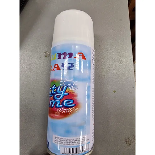 Spumă de pulverizare pentru utilizare decorativă.