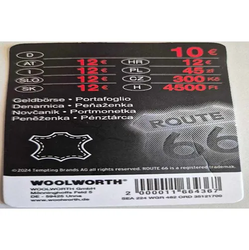 ROUTE 66, Woolworth - Portofel