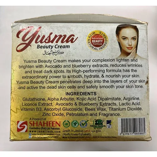 Yusma - Cremă de albire a pielii