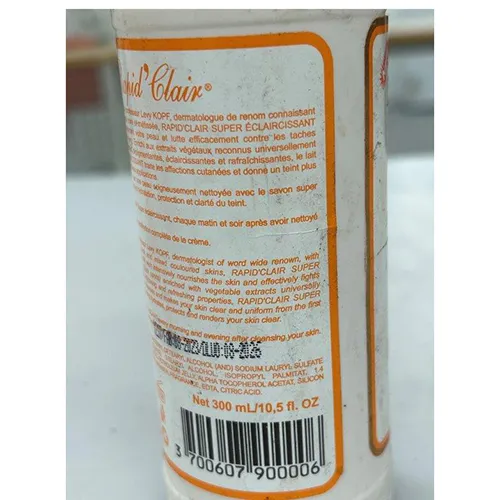 Rapid Clair - Cremă de albire a pielii