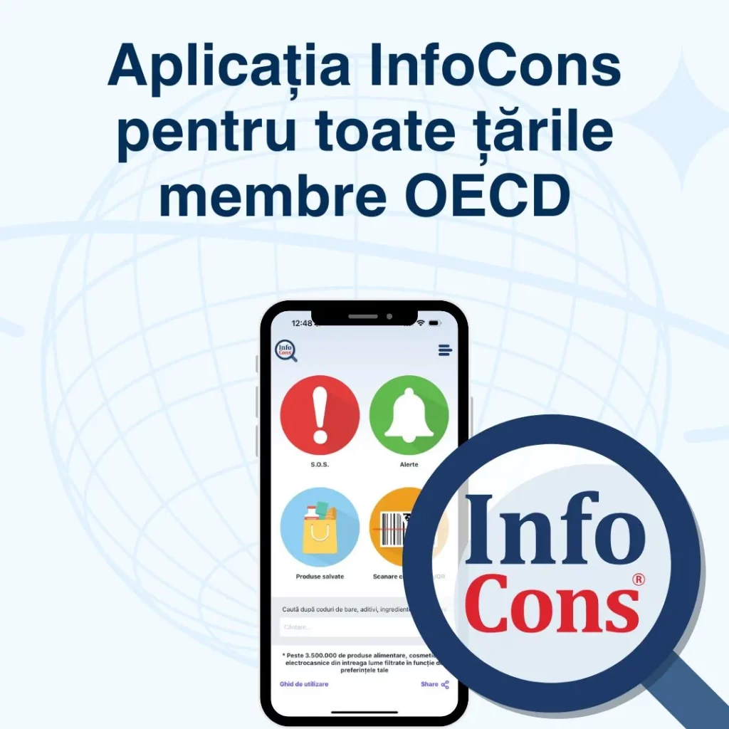 Aplicația InfoCons Protecția Consumatorilor pentru toate țările membre OECD