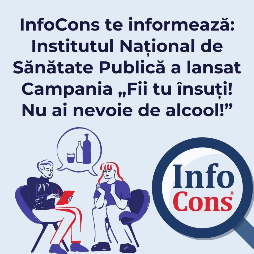 InfoCons Protecția Consumatorului te informează Institutul Național de Sănătate Publică a lansat Campania „ Fii tu însuți ! Nu ai nevoie de alcool ! ”