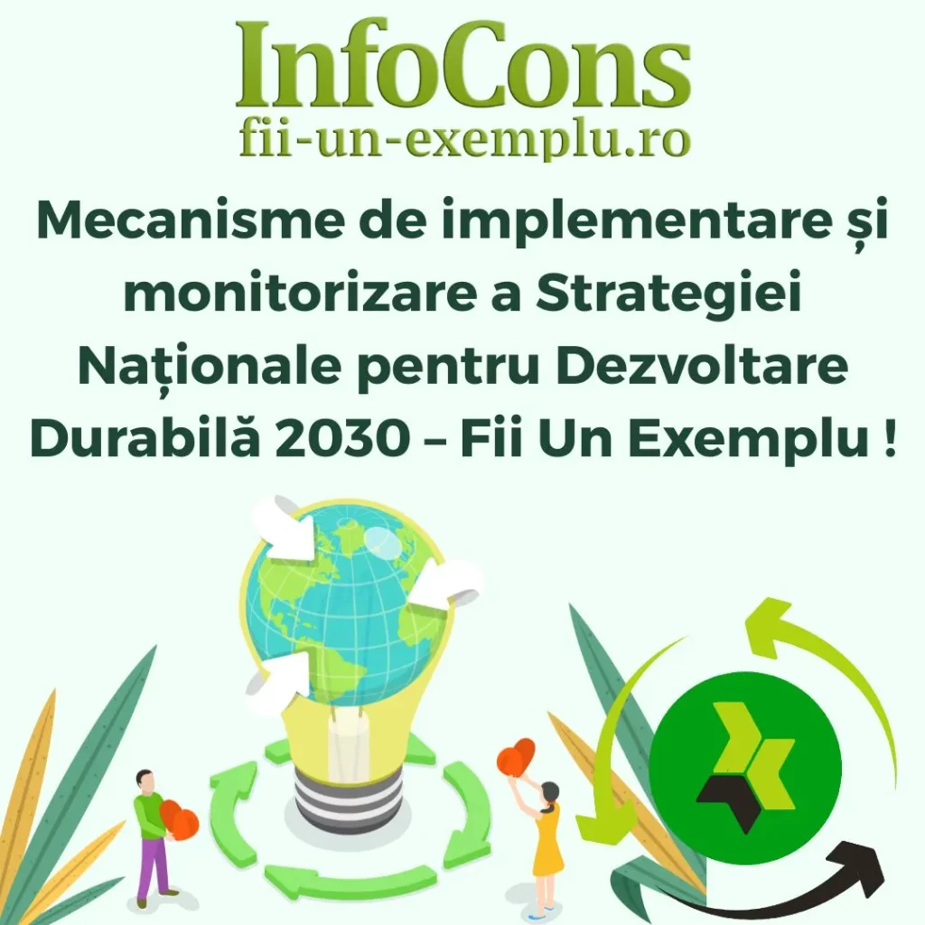 Fii Un Exemplu Protecția Mediului : Mecanisme de implementare și monitorizare a Strategiei Naționale pentru Dezvoltare Durabilă 2030 – InfoCons Protecția Consumatorilor