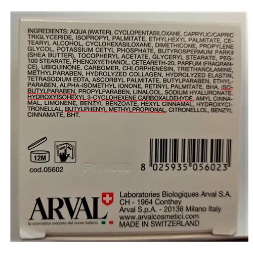 Arval - Cremă de față