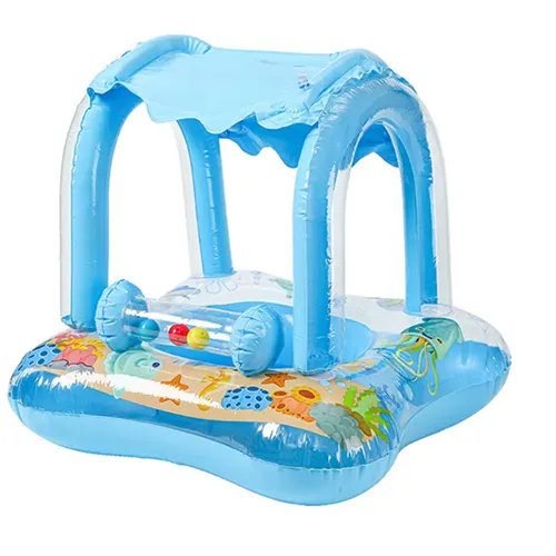 Scaun de înot gonflabil cu deschidere pentru picioare. Produs vândut online, în special prin intermediul AliExpress.