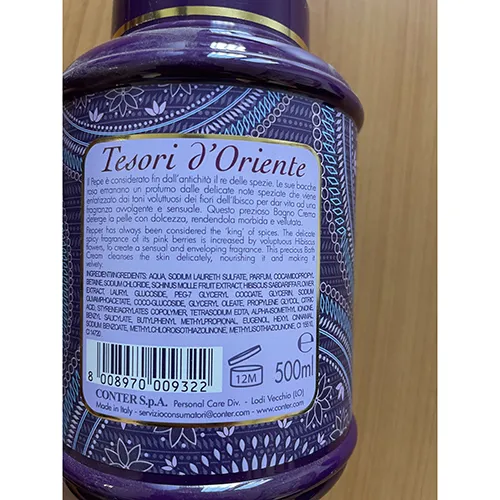 Tesori d'Oriente - Cremă de baie