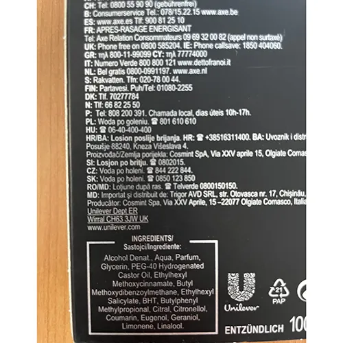 Axe - Aftershave