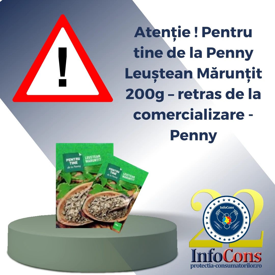Atenție ! Pentru tine de la Penny Leuștean Mărunțit 200g – retras de la comercializare – Penny