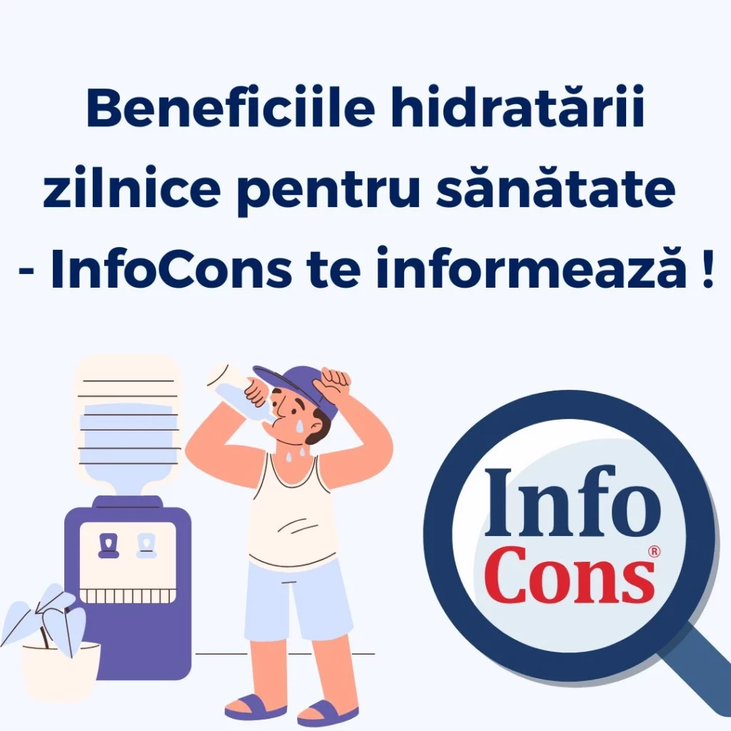 Beneficiile hidratării zilnice pentru sănătate - InfoCons Protecția Consumatorului te informează !