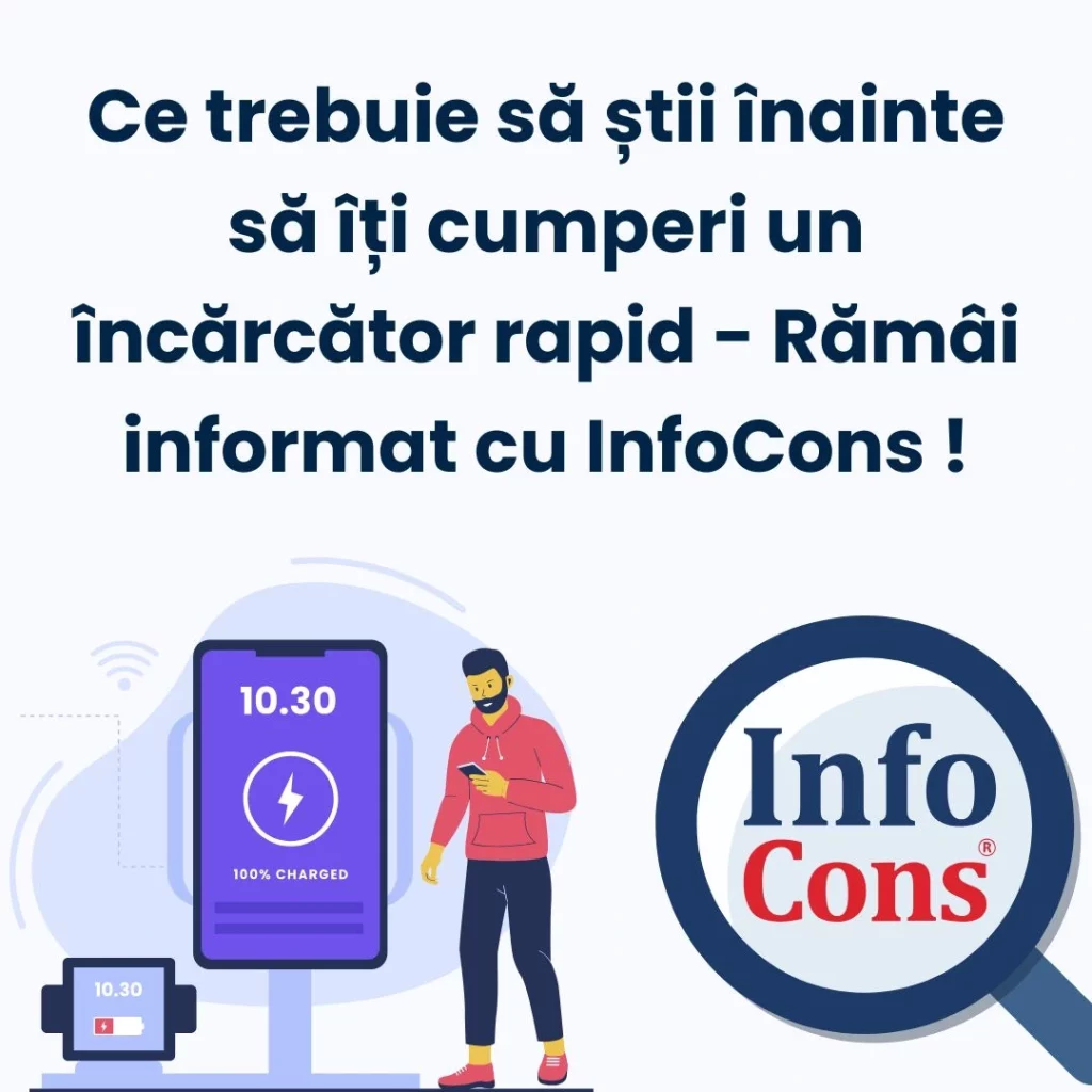 Ce trebuie să știi înainte să îți cumperi un încărcător rapid - Rămâi informat cu InfoCons Protecția Consumatorilor !