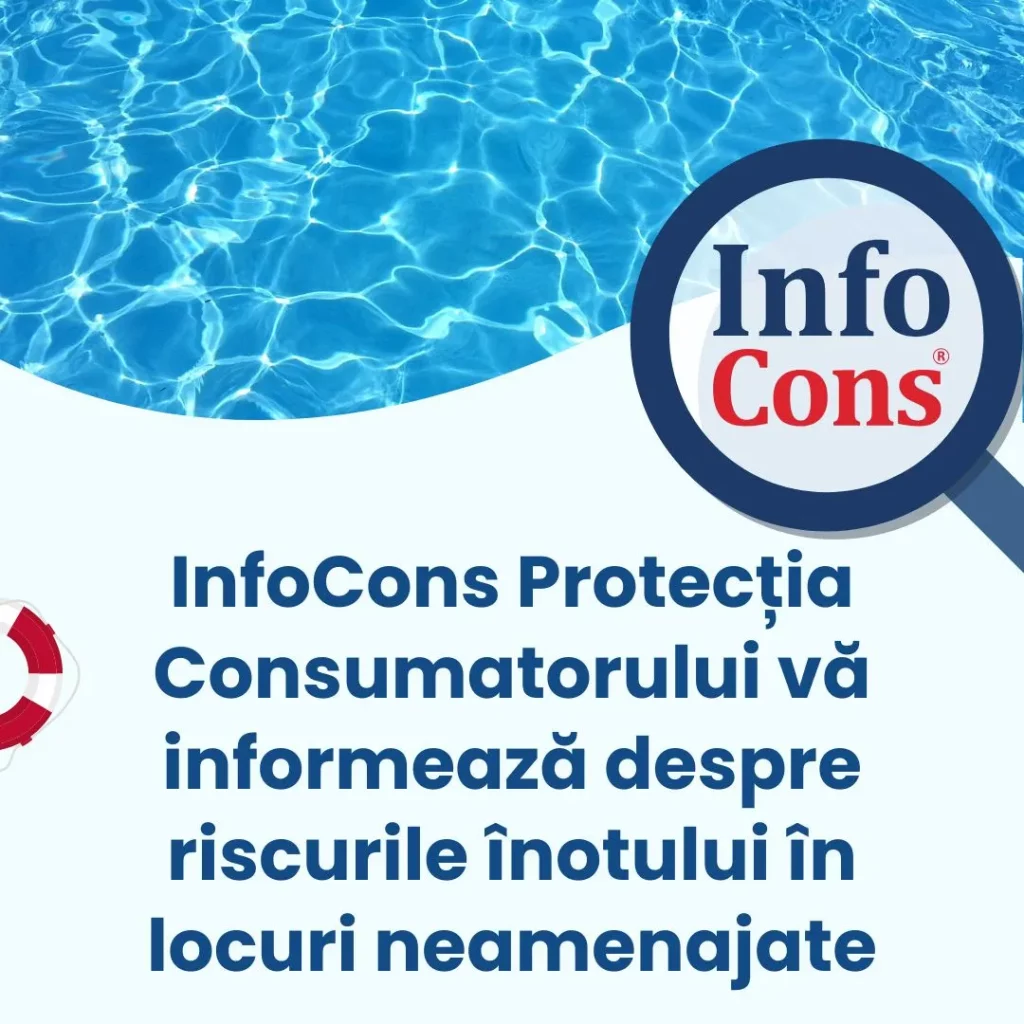 InfoCons Protecția Consumatorului vă informează despre riscurile înotului în locuri neamenajate