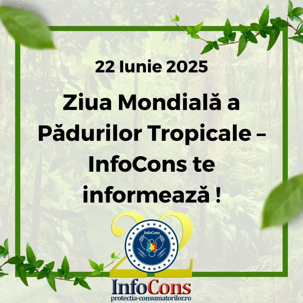 Ziua Mondială a Pădurilor Tropicale – InfoCons Protecția Consumatorilor te informează !
