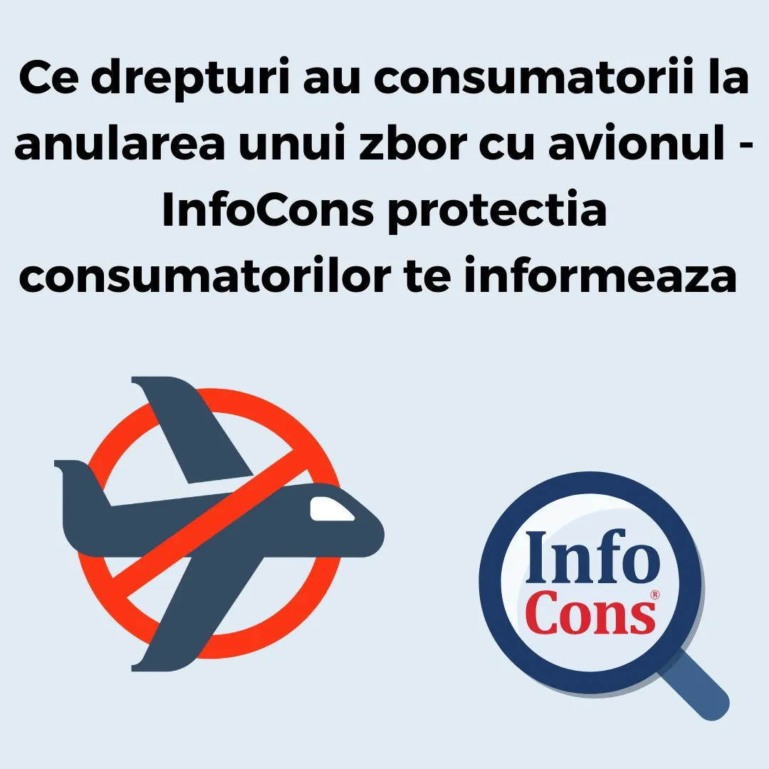 Ce drepturi au consumatorii la anularea unui zbor cu avionul – InfoCons protectia consumatorilor te informeaza