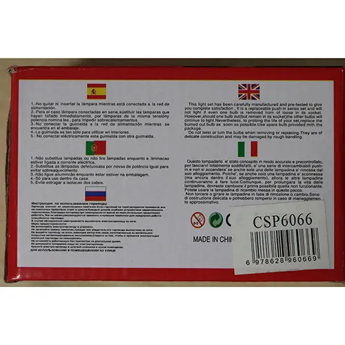 Lanț de iluminat care constă din surse de lumină cu LED-uri ne&icirc;nlocuibile și un dispozitiv pentru schimbarea modurilor de iluminare.