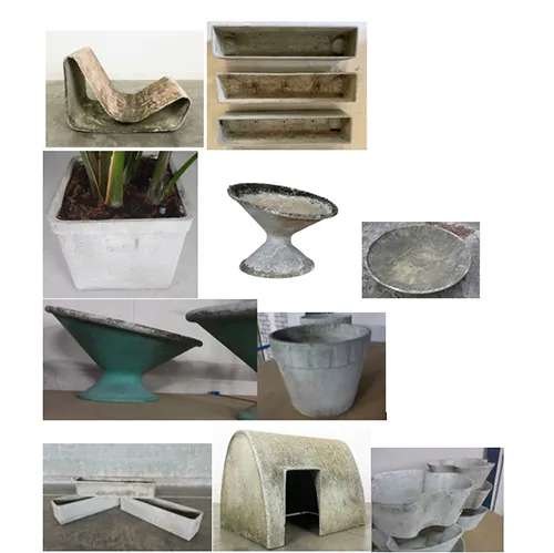 Willy Guhl, Eternit, - Mobilier de grădină și vase