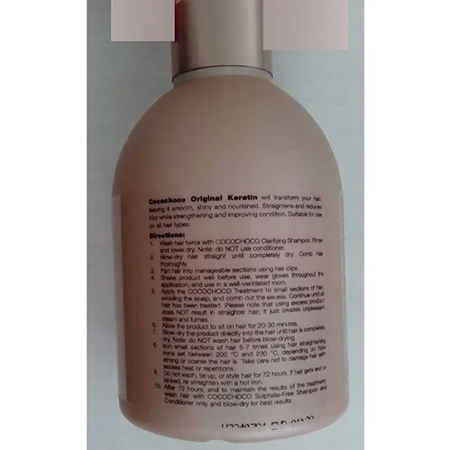 Cocochoco professional - Produs pentru îndreptarea părului