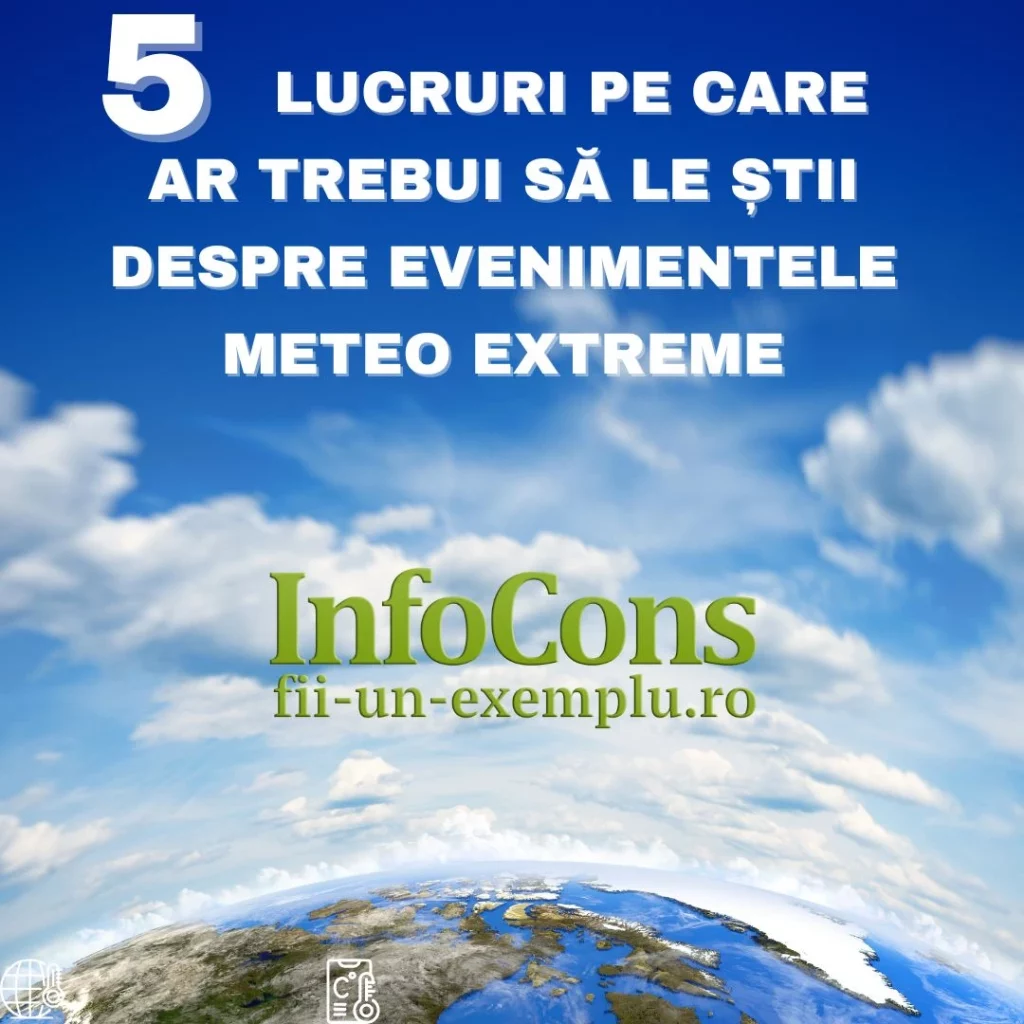 5 lucruri pe care ar trebui să le știi despre evenimentele meteo extreme - Fii Un Exemplu Protecția Mediului
