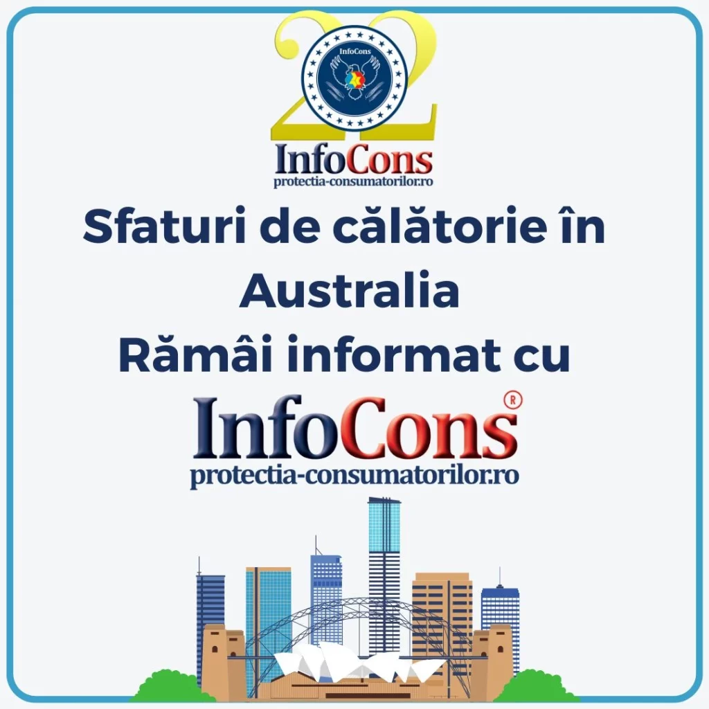 Sfaturi de călătorie în Australia - Rămâi informat cu InfoCons Protecția Consumatorului
