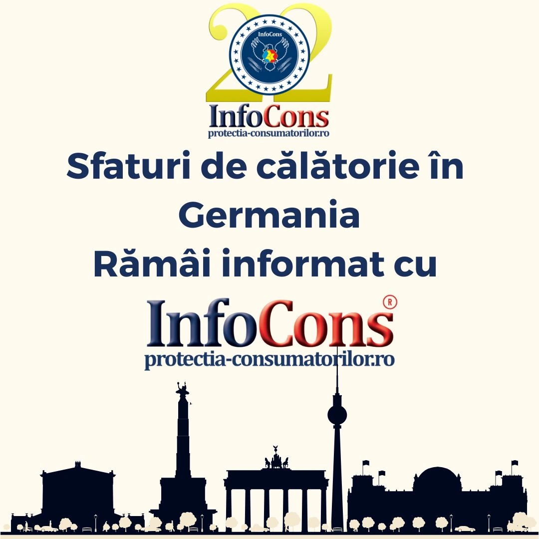 Sfaturi de călătorie în Germania - Rămâi informat cu InfoCons Protecția Consumatorilor