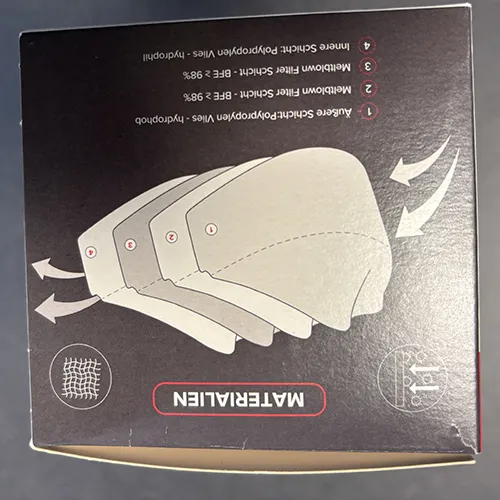 HARD - Mască de filtrare a particulelor